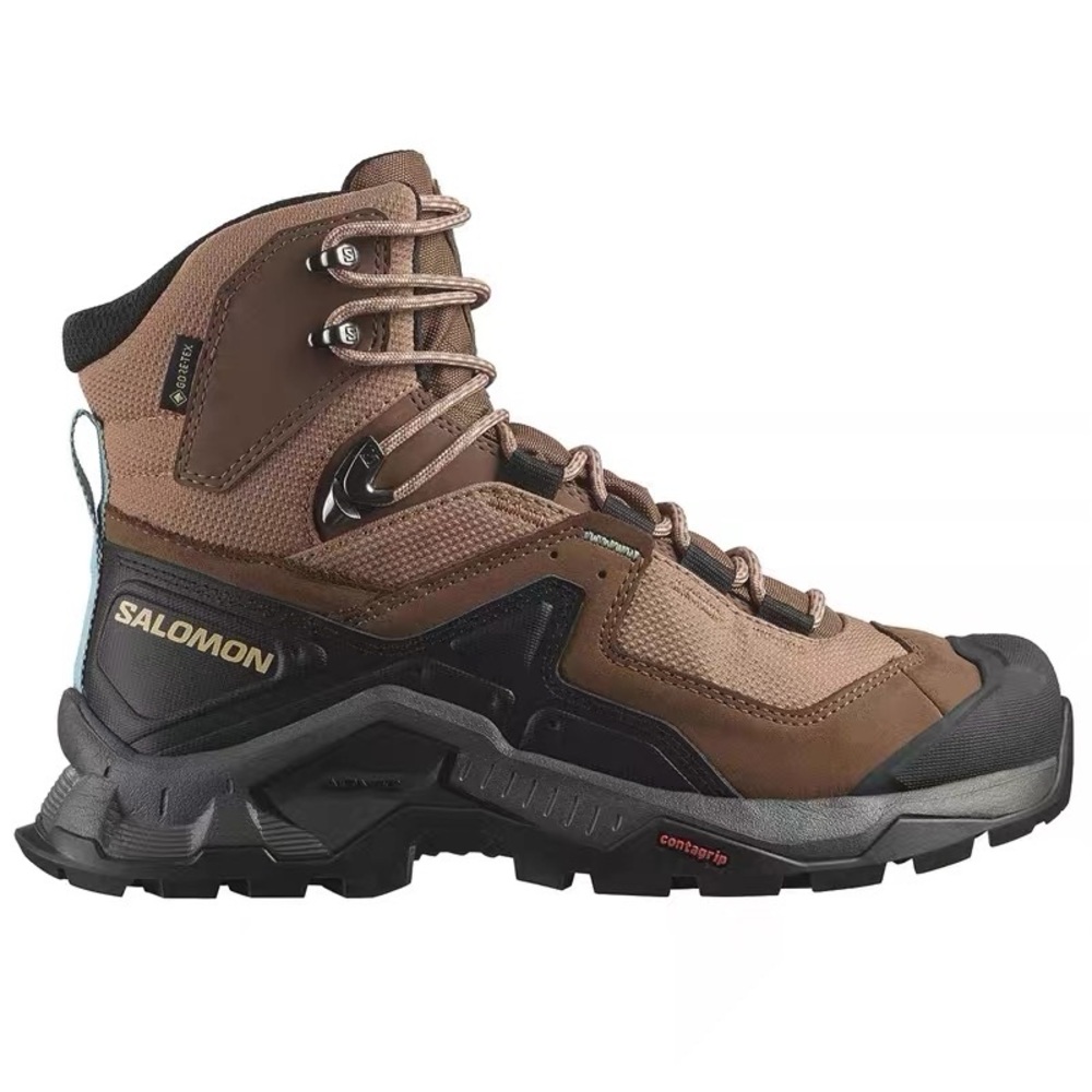 Salomon Men's Tan and Black Hiking Boots